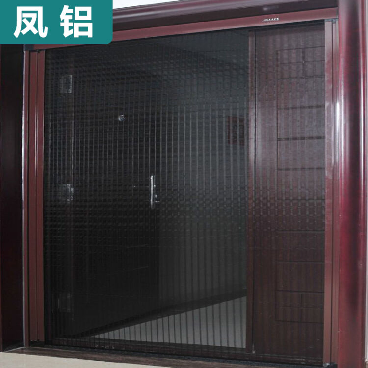 定制无轨隐形折叠纱门无障碍纱窗铝合金风琴式推拉防蚊沙门可拆洗
