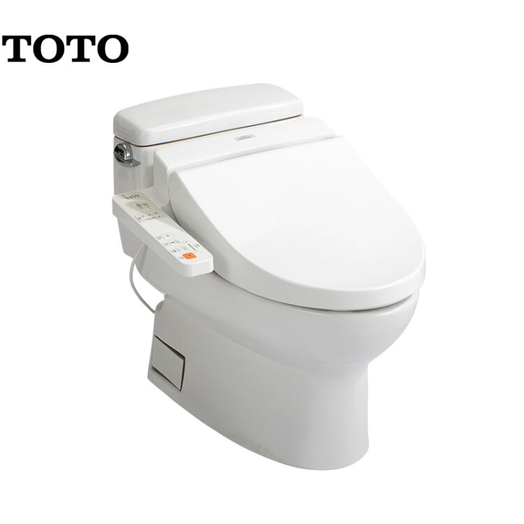 toto 卫浴虹吸连体坐便器卫洗丽智能电子坐便盖马桶套餐cw886 343 不