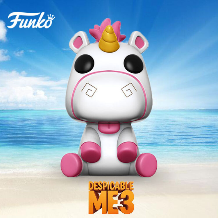 抠电影周边 神偷奶爸3小黄人funko模型手办 独角兽毛绒绒13428