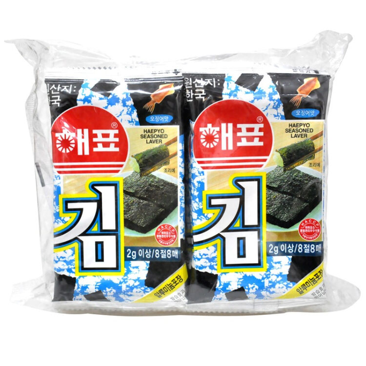 韩国进口 海牌 鱿鱼味 海苔16g【图片 价格 品牌 评论】-京东