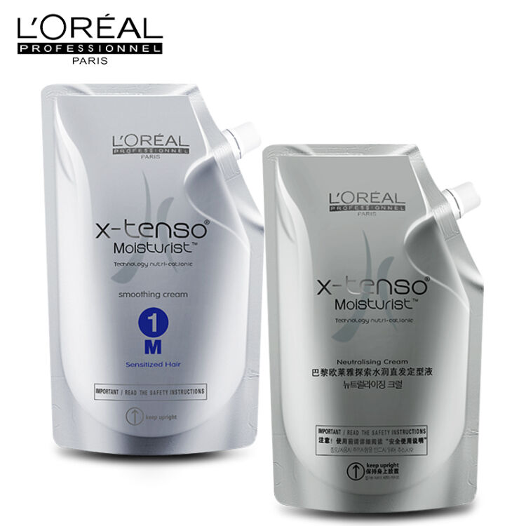 欧莱雅(loreal)探索水润烫发水烫发膏热烫药水烫卷拉直均可400ml*2