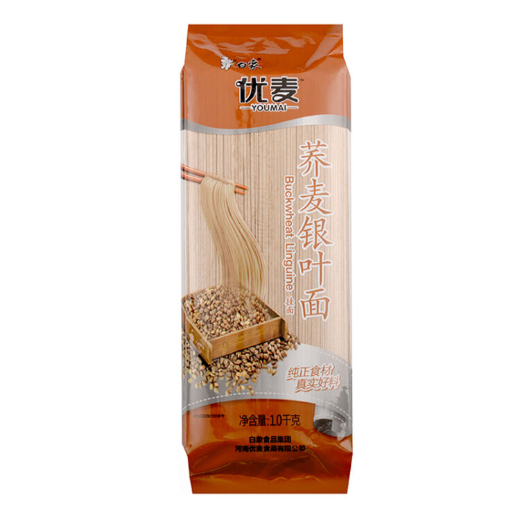 白象 面条 挂面 优麦荞麦银叶面 1000g/袋