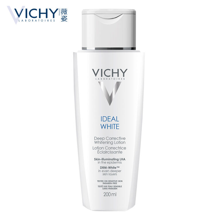 薇姿(vichy)科研焕白柔肤水200ml(补水保湿温和调理爽肤水 法国原装