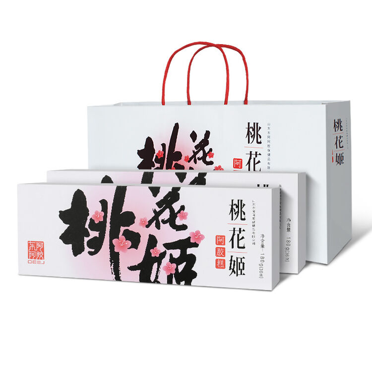 东阿阿胶 【官方旗舰店】桃花姬ejiao阿胶糕180g*2盒