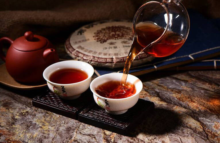 普洱熟茶陈香甜醇，普洱茶后发酵