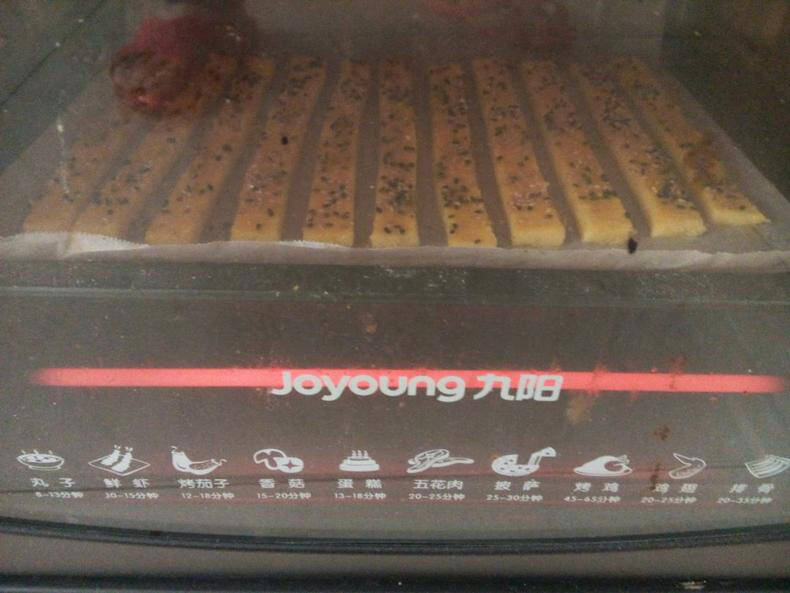养生小甜点，芝麻红薯饼干，下午