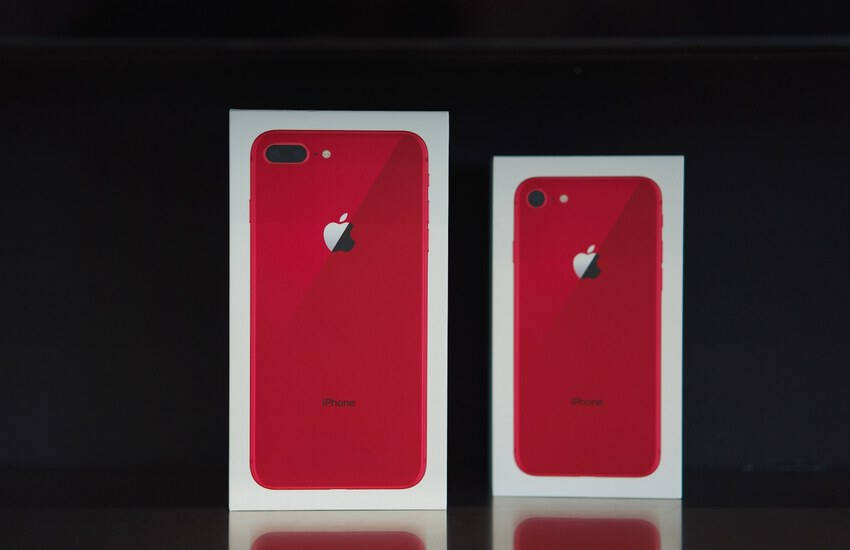 iPhone 8与8 Plus红色..
