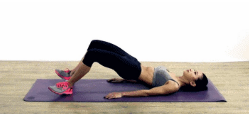 「燃脂塑臀」部分动作示意 髂腰肌拉伸 以上便是课程的部分动作讲解