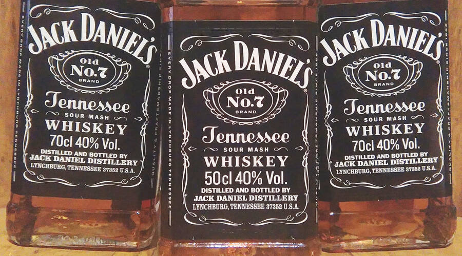 杰克·丹尼威士忌，酒..