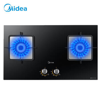 美的（Midea）燃气灶 家用  4.2KW大火力 嵌入式 双灶JZY-QC1,降价幅度21.4%