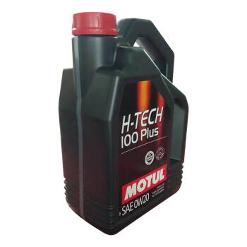 摩特（MOTUL）H-TECH 100 PLUS 全合成机油润滑油0W-20 SN级 4L 汽车用品,降价幅度42.7%