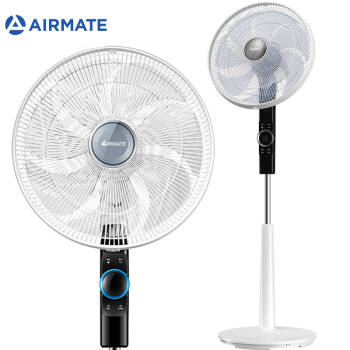 艾美特（Airmate）室内通风七叶落地扇/静音节能风扇/立式家用遥控定时电风扇 FS40115R