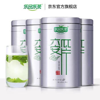 乐品乐茶 茶叶 绿茶 2020年新茶 六安瓜片安徽春茶罐装 65g*4共260g *2件,降价幅度10.1%