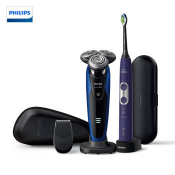 飞利浦（PHILIPS）电动剃须刀刮胡刀胡须刀+电动牙刷护理套装S9188/88,降价幅度45%