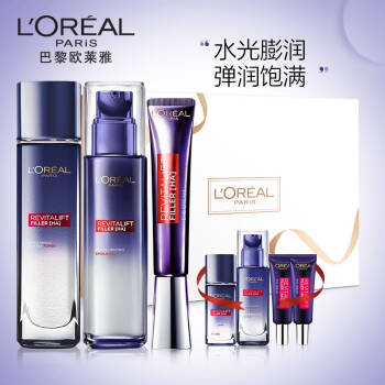 欧莱雅(LOREAL)复颜玻尿酸眼霜水乳护肤套装礼盒 *2件