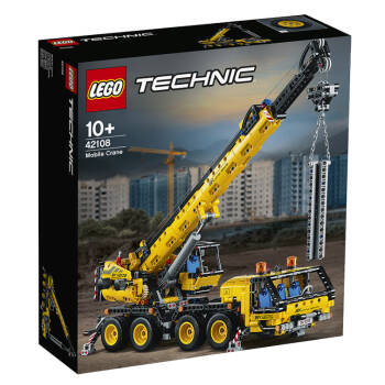 乐高(LEGO)积木 机械组Technic移动式起重机10岁+42108 儿童玩具 男孩女孩 生日礼物 1月上新