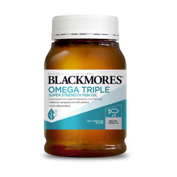 澳洲进口 澳佳宝（Blackmores）三倍浓缩鱼油 150粒,降价幅度33.5%