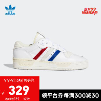 阿迪达斯官网 adidas 三叶草 RIVALRY LOW 男女经典鞋EE4961 如图 42.5