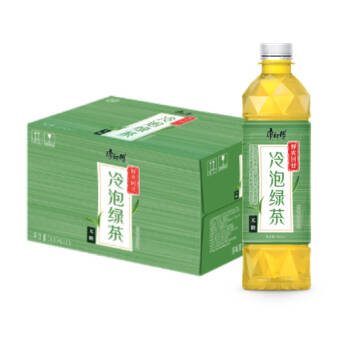 康师傅无糖茶 冷泡绿茶PET500ml*15入 无糖茶 冷萃绿茶 茶饮料 饮料 整箱装 新品上市 *2件