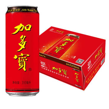 加多宝凉茶纤体罐植物饮料310ml24罐整箱装2件