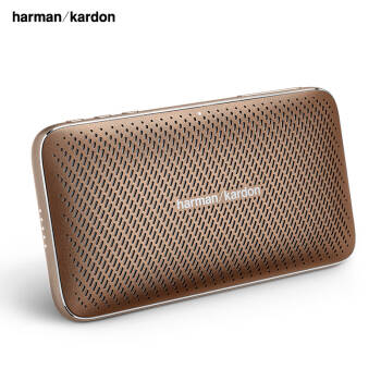 哈曼卡顿（Harman Kardon）Esquire Mini2便携蓝牙音箱 超薄HIFI音响 户外低音炮 免提通话 礼品首选 棕色