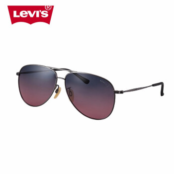 李维斯（Levi's）太阳镜 男女款墨镜锖色渐变片板材偏光墨镜LS91095 C05P-锖色,降价幅度22.3%