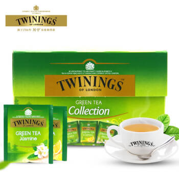 英国川宁(TWININGS) 绿茶精选装 进口茶叶袋泡茶包 20包*1.7g *3件,降价幅度13.3%