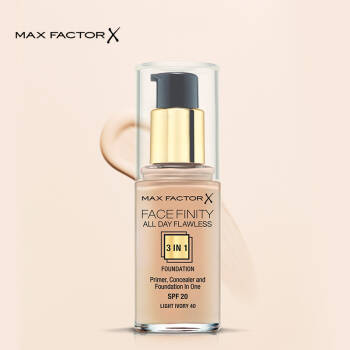 蜜丝佛陀（Max Factor）三合一恒久无暇粉底液40号30ml 象牙白SPF20,降价幅度42%