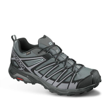 萨洛蒙（Salomon）男款耐磨防水徒步鞋X ULTRA 3 PRIME GTX 402461磁铁灰 UK8,降价幅度17.4%
