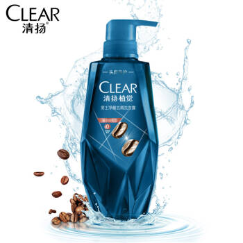 清扬(CLEAR)植觉无硅油洗发水 男士净醒去屑洗发露 咖啡因精华380ml,降价幅度45.3%