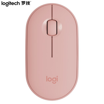 罗技（Logitech）Pebble鹅卵石 鼠标 无线蓝牙鼠标 办公鼠标 静音鼠标 女性鼠标 便携鼠标 对称鼠标 玫瑰粉