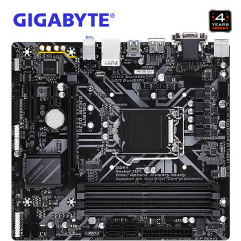 技嘉（GIGABYTE）B365M DS3H游戏主板 支持WIN7支持9400F,降价幅度25.4%