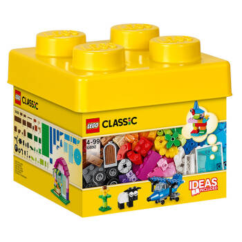 乐高(LEGO)积木 经典创意系列Classic 小颗粒 儿童玩具 男孩女孩生日礼物 4岁 乐高经典创意小号积木盒 10692