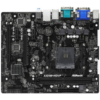 华擎（ASRock）A320M-HDVP主板 支持2200G/3200G/3400G