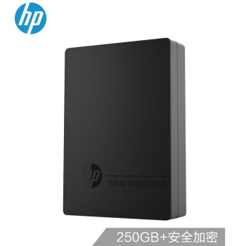 惠普（HP） 250GB Type-c USB3.1 移动硬盘 固态 P600 传输速度高达560MB/s 加密存储,降价幅度20%