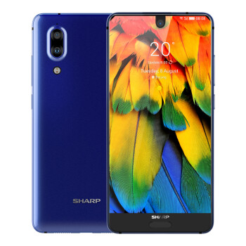 夏普sharp aquos s2 全面屏手机 全网通 4gb 64gb 伯爵蓝 移动联通