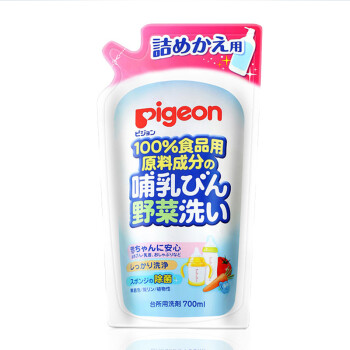 贝亲（Pigeon）奶瓶食器疏菜清洗剤700ml,降价幅度46.4%