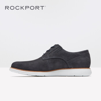 Rockport/乐步商务休闲男鞋 18春季新品系带低帮鞋平底皮鞋CH0246 CH0246深蓝色 42.5,降价幅度48.4%