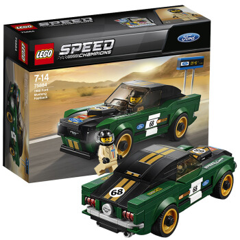 乐高(lego)积木 超级赛车1968款福特野马7-14岁 75884