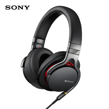 索尼（SONY）MDR-1A 高解析度 立体声耳机 黑色,降价幅度25%