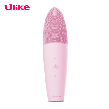ULIKE 韩国Ulike电动洁面仪洗脸仪男女家用毛孔清洁器充电式硅胶美容洗脸刷 粉红色,降价幅度16.7%