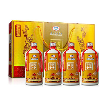 酒仙网 茅台集团52度 誉满中华500ml*4 白酒礼盒159.00