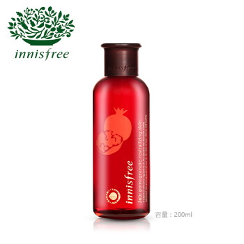 悦诗风吟（innisfree）济州石榴活妍焕采柔肤水 200ml+凑单品,降价幅度20%