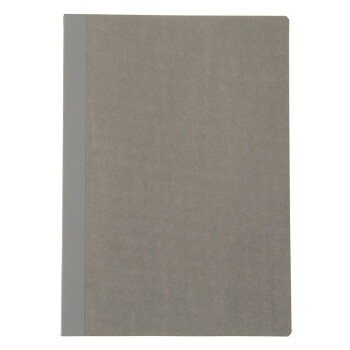 无印良品 MUJI 上质纸 方便翻开的笔记本 淡灰色 B6/横线纵向点状/80张/淡灰色
