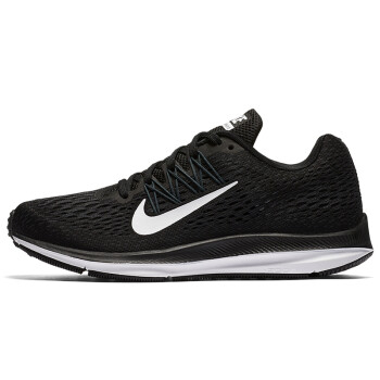 耐克NIKE 女子 气垫 跑步鞋 ZOOM WINFLO 5 缓震 运动鞋 AA7414-001黑色38.5码,降价幅度21.5%