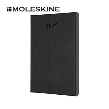 MOLESKINE  007系列笔记本子礼盒特别珍藏版 商务办公会议记事本手账本文具 黑色大型横间,降价幅度56.7%