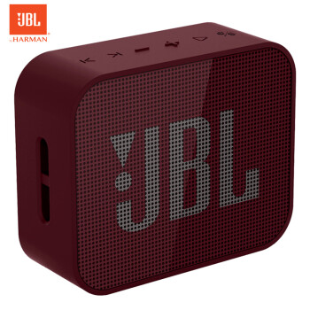 JBL Go Player 音乐金库 蓝牙音箱 低音炮 户外便携音响 迷你小音箱 收音机 可插TF卡 免提通话 勃艮第红