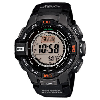 卡西欧(CASIO)手表 登山户外系列第三代三重感应太阳能男表PRG-270-1