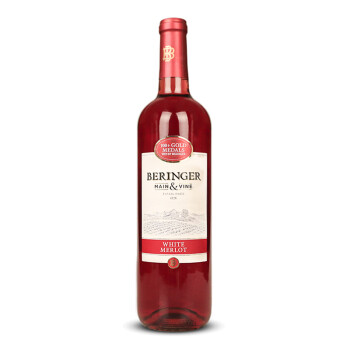 贝灵哲 酩蔓系列葡萄酒750ml 单支 美国原瓶进口红酒买2送礼盒 白梅洛 *2件,降价幅度27.8%