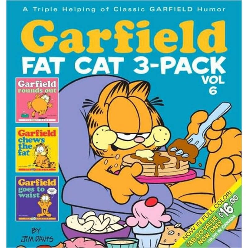 garfield fat cat 3-pack: vol. 6 京东自营